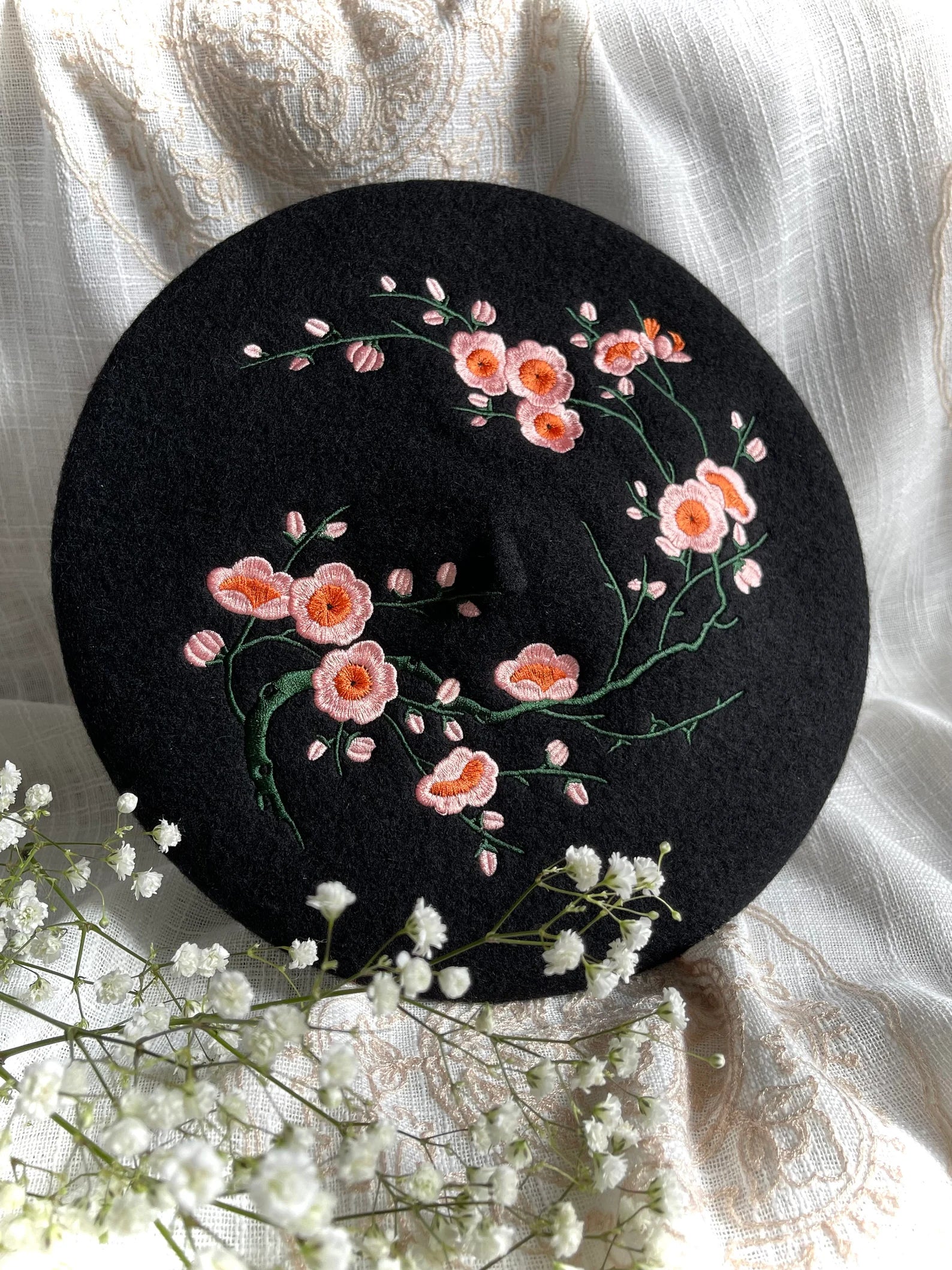 Floral store Party Tweed Beret